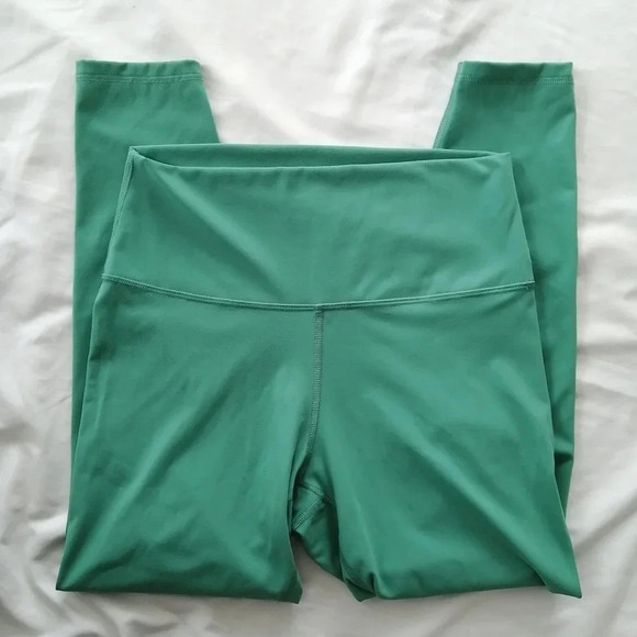 Everlane Perform Ankle High Rise Leggings in Dark Mint Green Medium - Picture 5 of 14